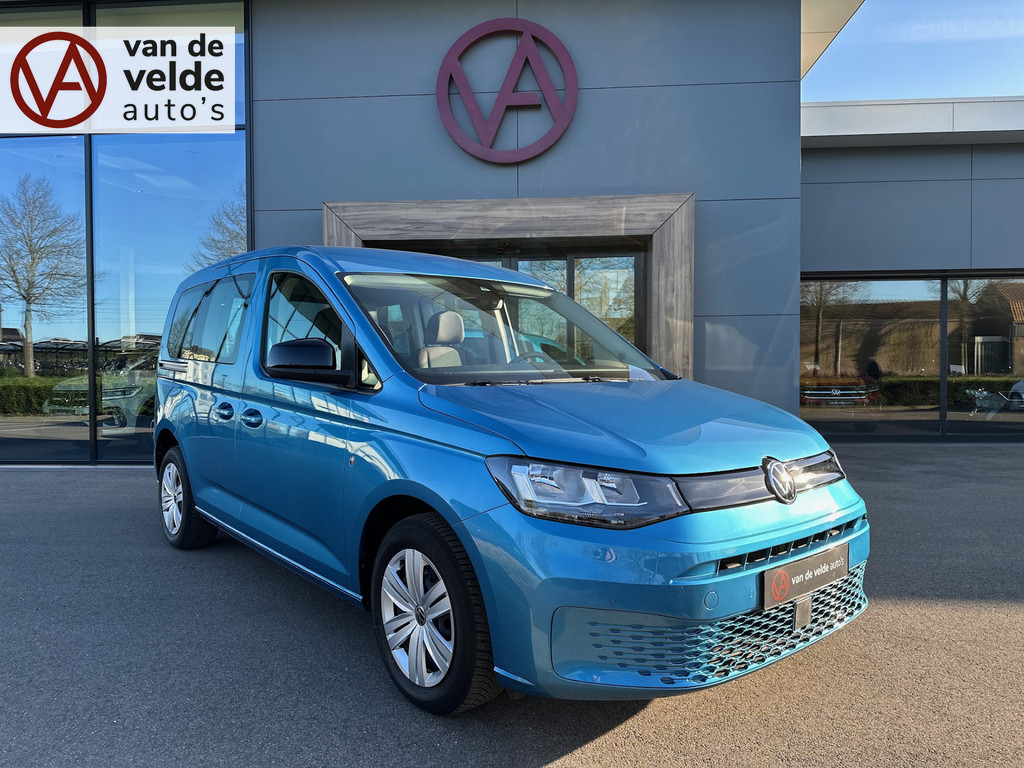 tweedehands Volkswagen Caddy 1.5 TSI 5-persoons | Navigatie | Trekhaak | Cruise | Rijklaar incl. garantie   – beschikbaar bij Van de Velde Auto’s