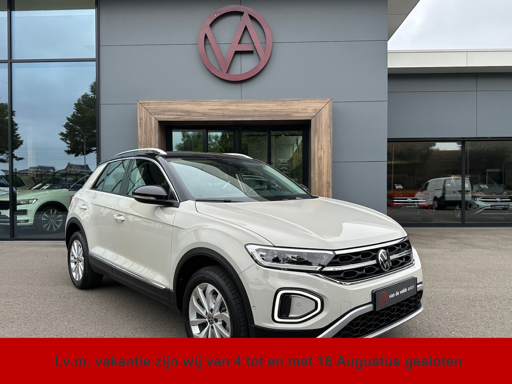 tweedehands Volkswagen T-Roc 1.5 TSI 150pk DSG Style Carplay | Camera | Keyless | Elek. Achterklep | Rijklaar incl. garantie   – beschikbaar bij Van de Velde Auto’s