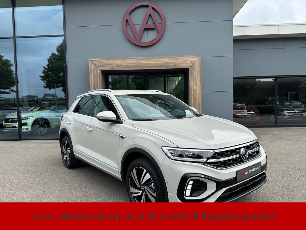 tweedehands Volkswagen T-Roc 1.5 TSI 150pk DSG R-Line | Camera | Keyless | Elek. Achterklep | Dode hoek | Rijklaar incl. 1 jaar Bovag garantie   – beschikbaar bij Van de Velde Auto’s