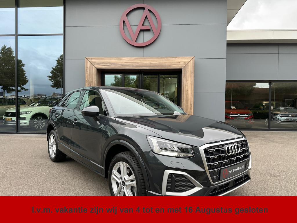 tweedehands Audi Q2 35 TFSI 150pk S-tronic Advanced | Vernieuwd dashboard | Camera | Carplay | Adapt. Cruise | Rijklaar incl. garantie   – beschikbaar bij Van de Velde Auto’s