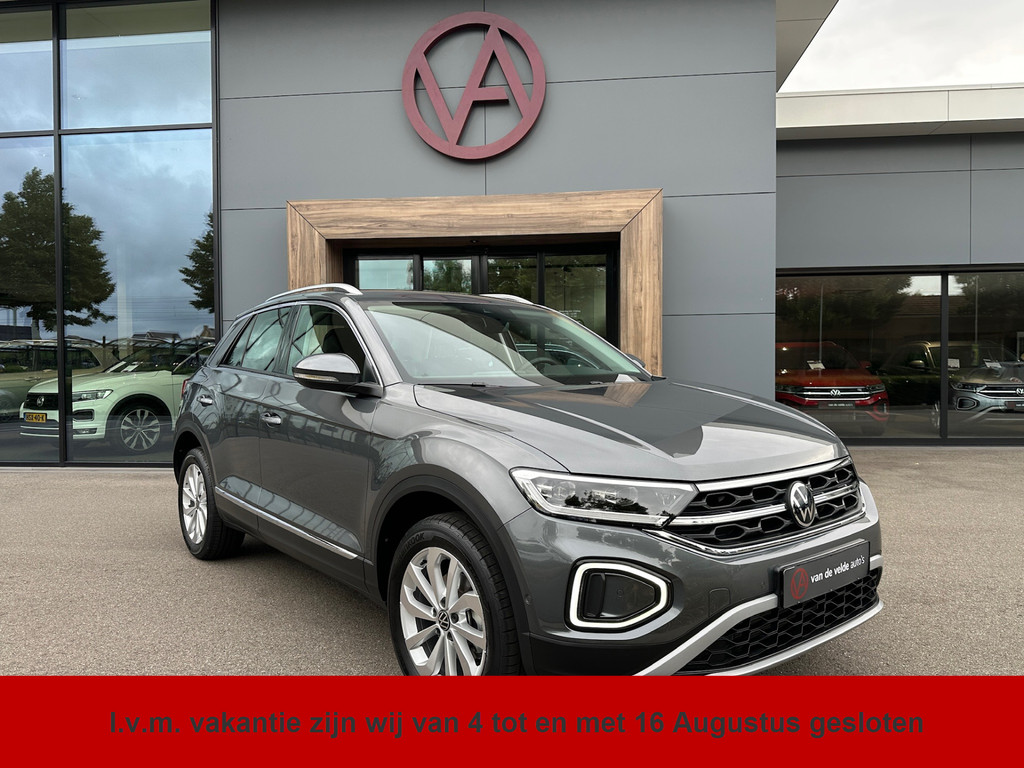 tweedehands Volkswagen T-Roc 1.5 TSI 150pk DSG Style Carplay | Camera | Keyless | Elek. Achterklep | Rijklaar incl. garantie   – beschikbaar bij Van de Velde Auto’s