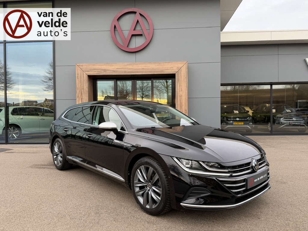 tweedehands Volkswagen Arteon Shooting Brake 2.0 TSI 190pk DSG Elegance | Camera | Trekhaak | Dode hoek | Adapt. Cruise | Rijklaar incl. garantie   – beschikbaar bij Van de Velde Auto’s