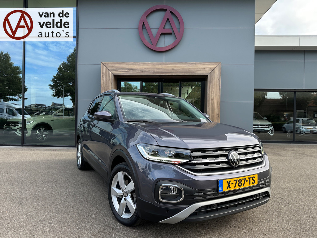 tweedehands Volkswagen T-Cross 1.0 TSI 111pk DSG Style | Camera | Adapt. Cruise | Carplay | Rijklaar incl. 1 jaar Bovag garantie   – beschikbaar bij Van de Velde Auto’s
