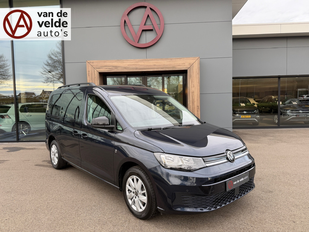 tweedehands Volkswagen Caddy Maxi 1.5 TSI DSG 7-Persoons | Navi | Camera | Keyless | Carplay | Rijklaar incl. garantie   – beschikbaar bij Van de Velde Auto’s